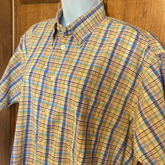 Burberry Other - Burberry Button Down Shirt Sleeve Plaid Multicolor - Mens - Size Medium - EUC